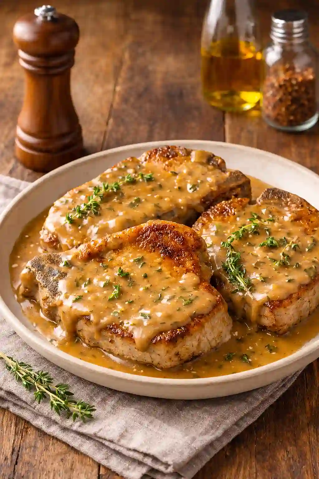 pork chop gravy from drippings