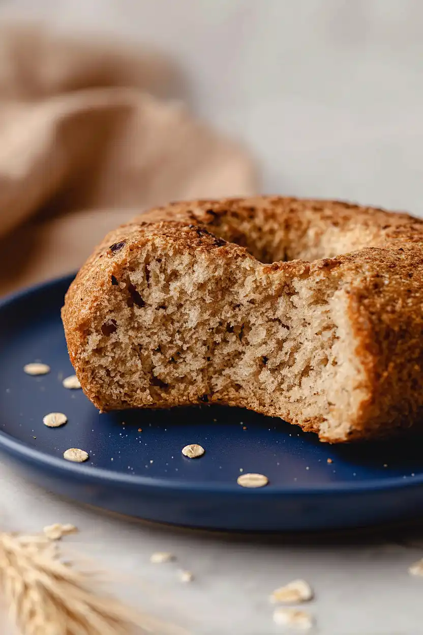 oat flour protein bagels