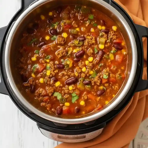 instant pot ground turkey chili