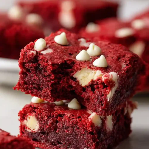 red velvet cake mix brownies