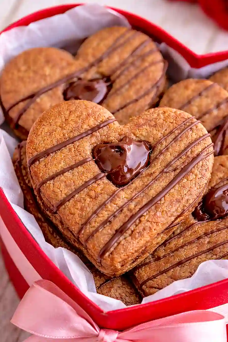 valentine's day chocolate cookies