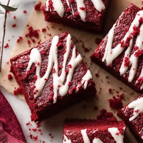 dairy free red velvet brownies