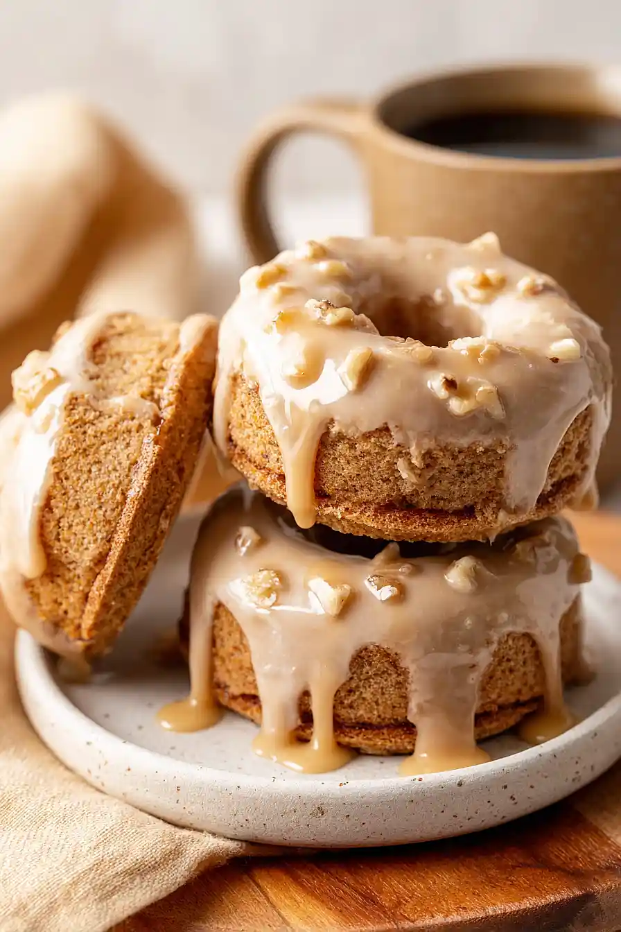 baked banana bread donuts