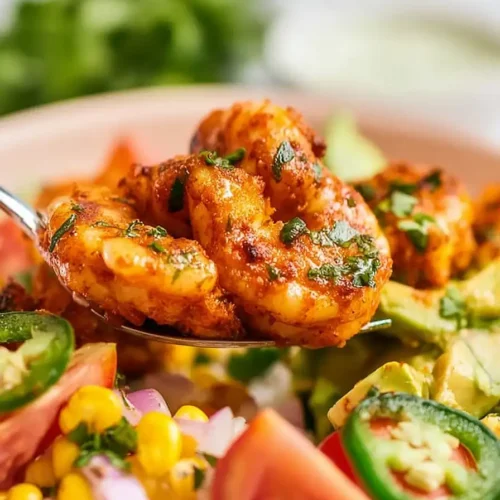 healthy shrimp bowls