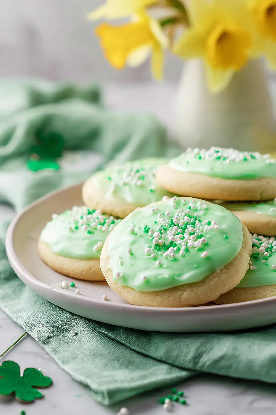 st. patrick's day sugar cookies