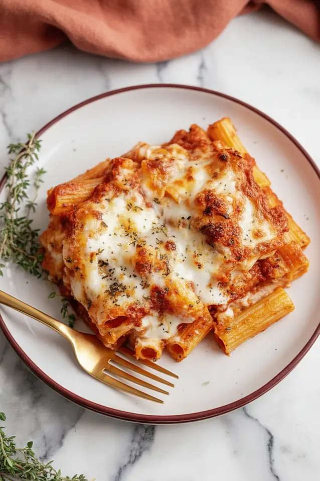 baked mostaccioli