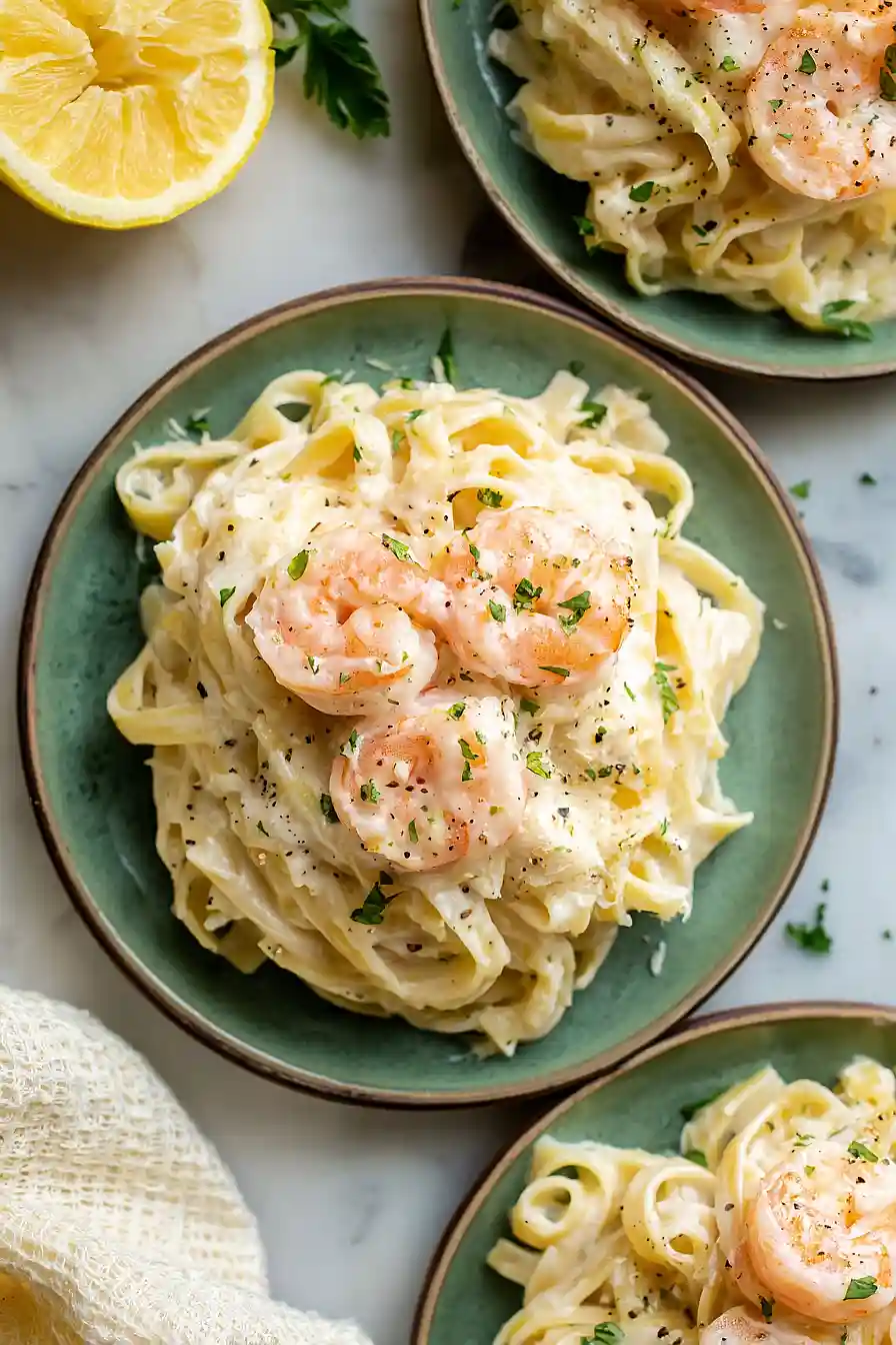 shrimp fettuccine alfredo