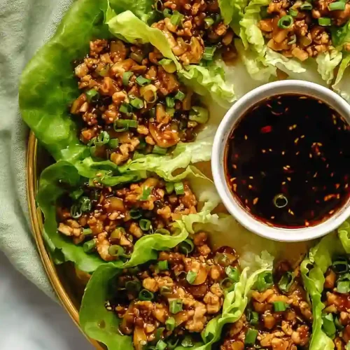 pf changs's ground turkey lettuce wraps