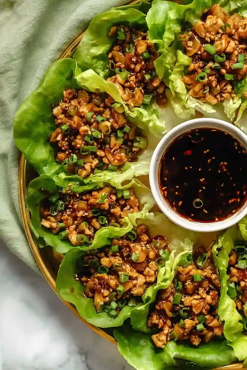 pf changs's ground turkey lettuce wraps