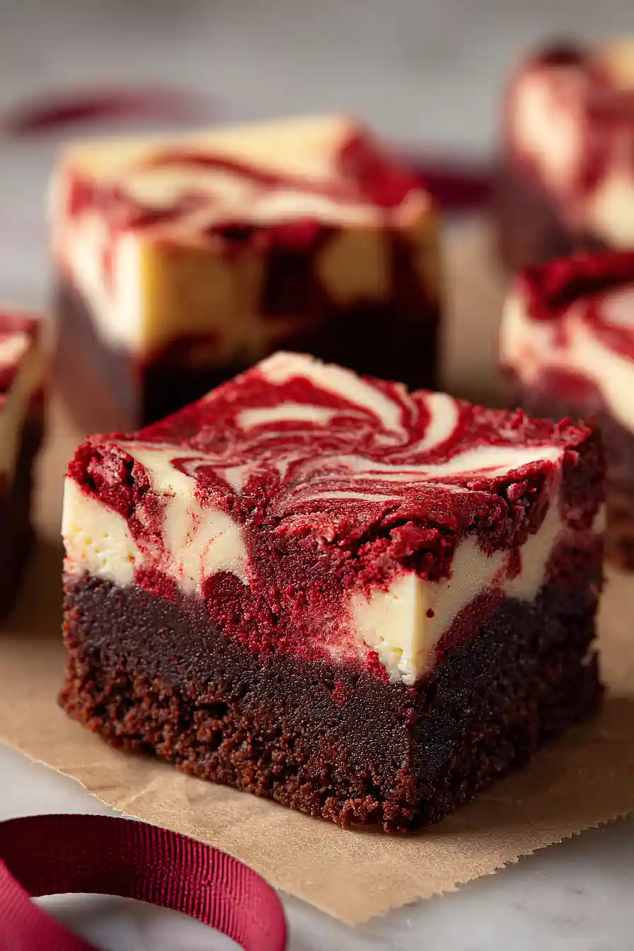 keto red velvet brownies