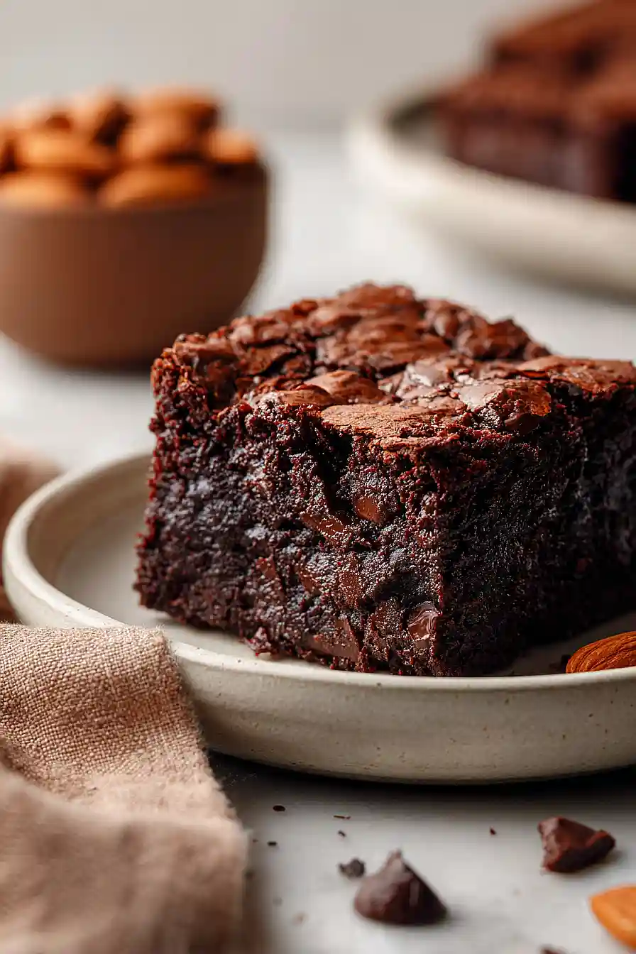 sourdough brownies with almond flour