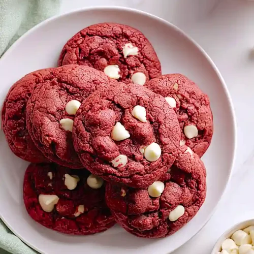 air fryer red velvet cookies