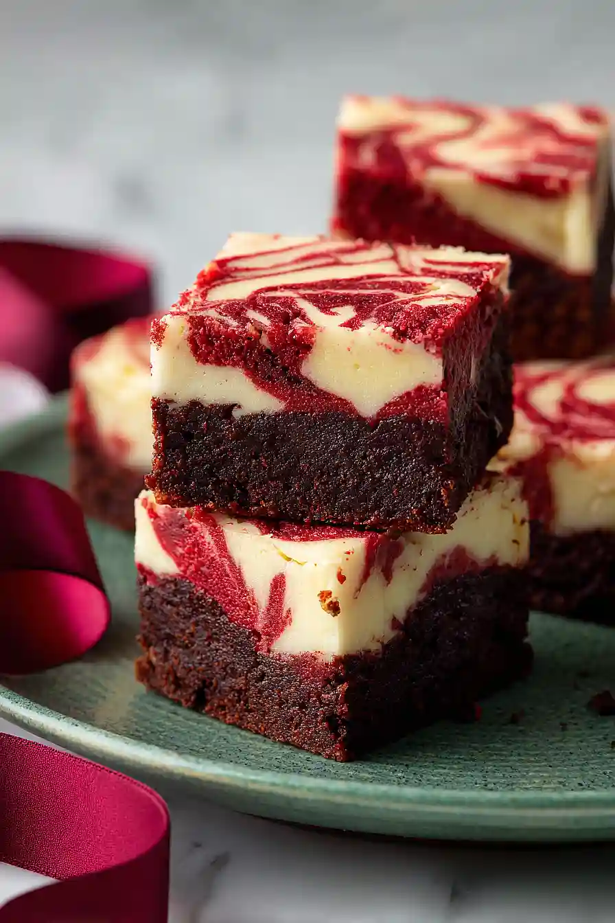 keto red velvet brownies