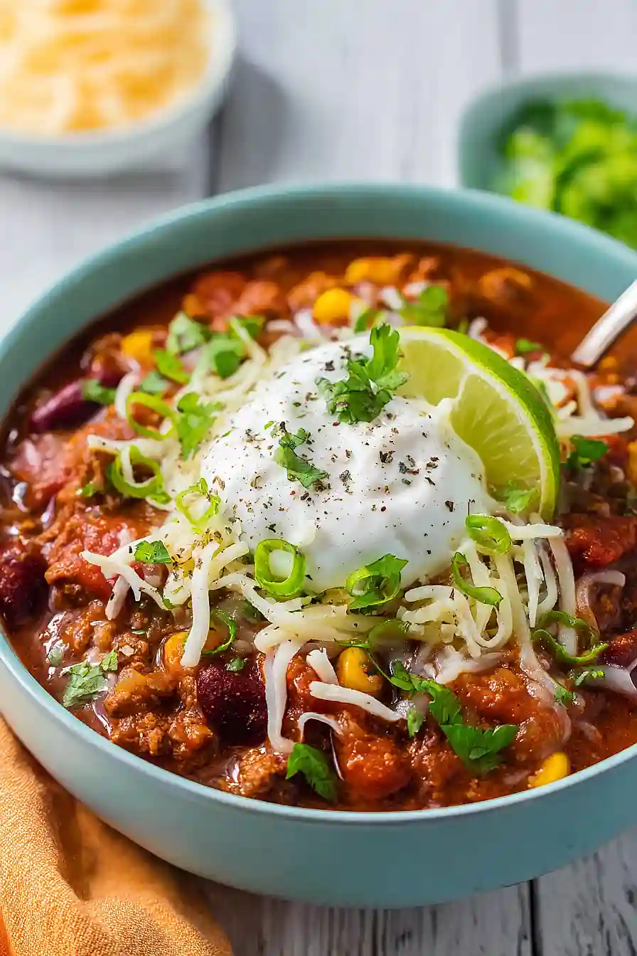 instant pot ground turkey chili