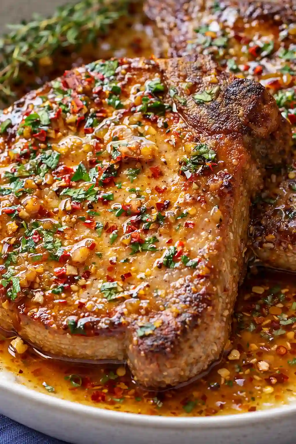 honey garlic pork chops
