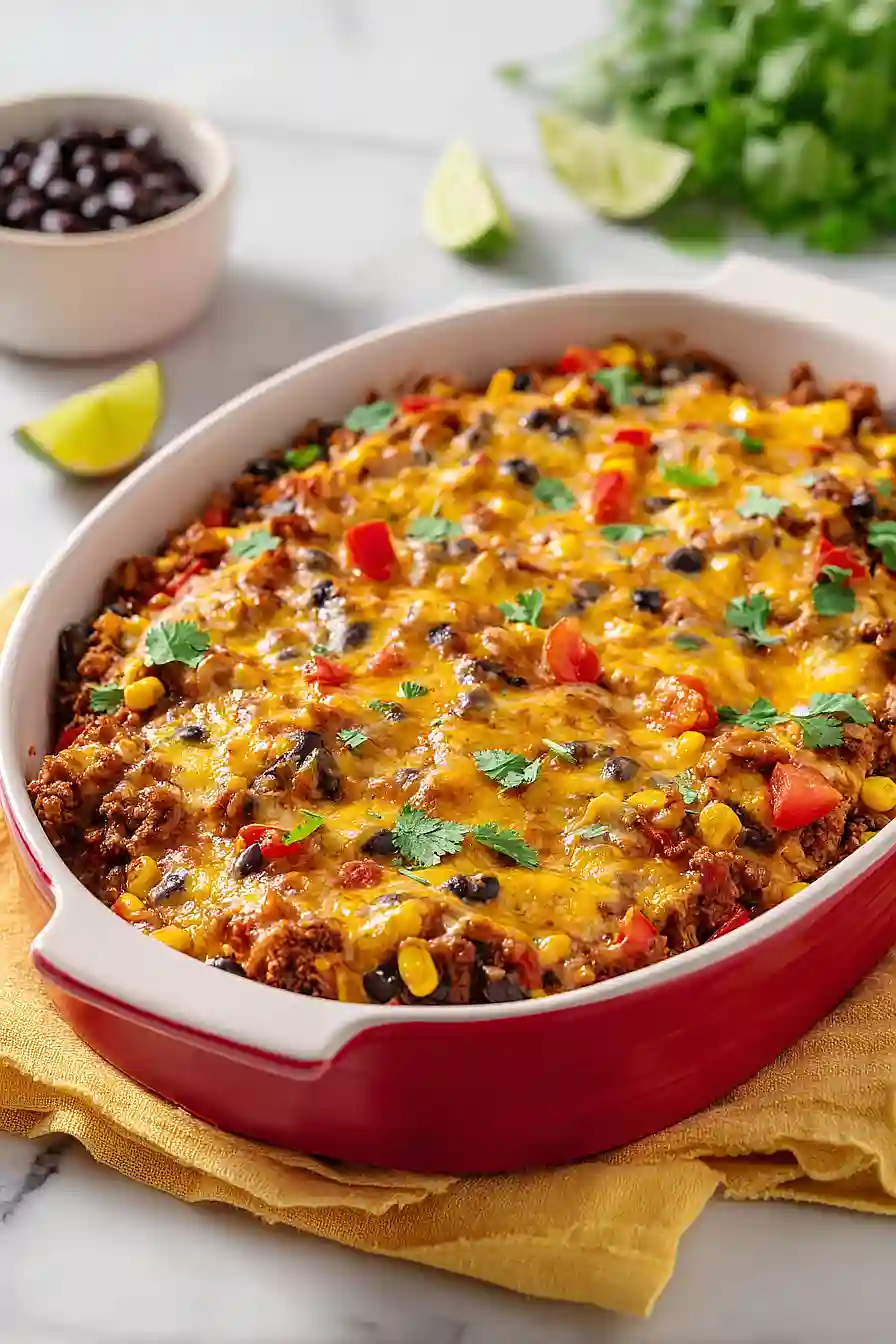 Beef Enchilada Casserole