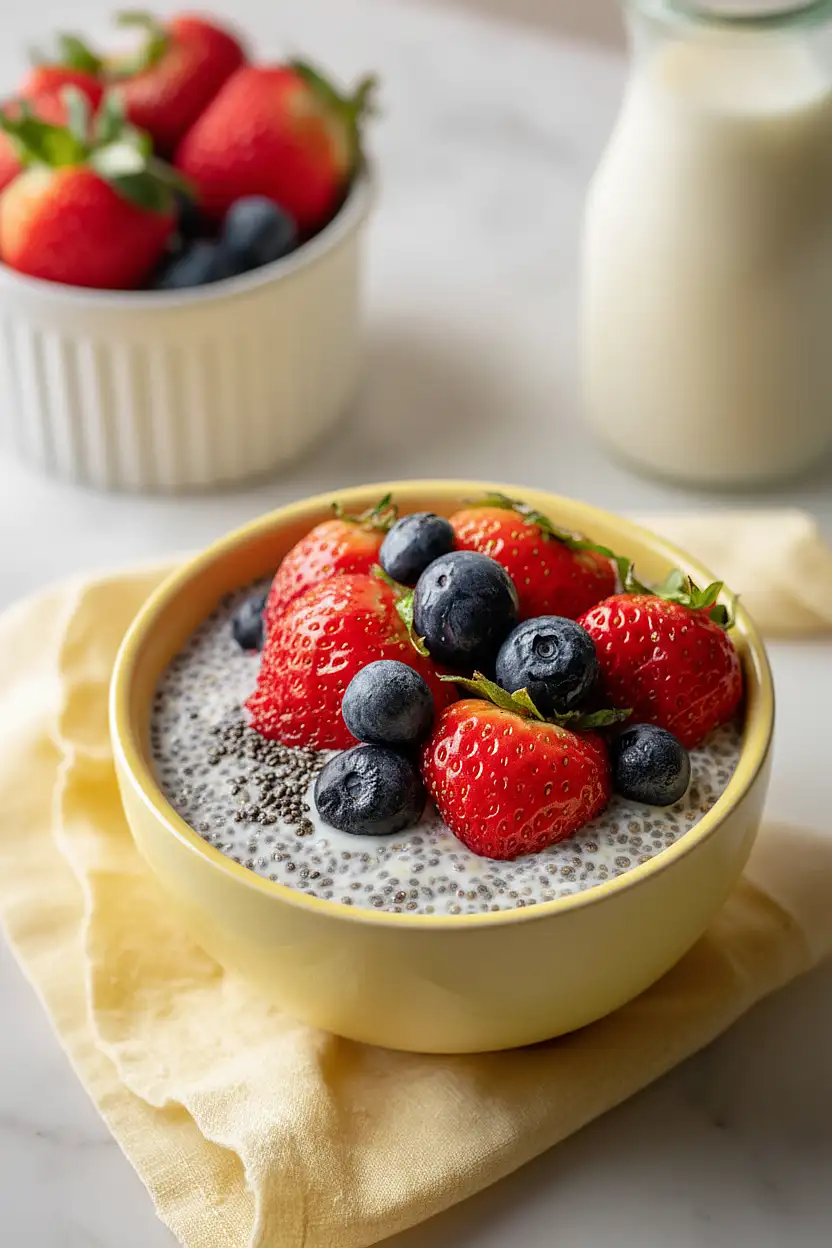 protein chia seed pudding