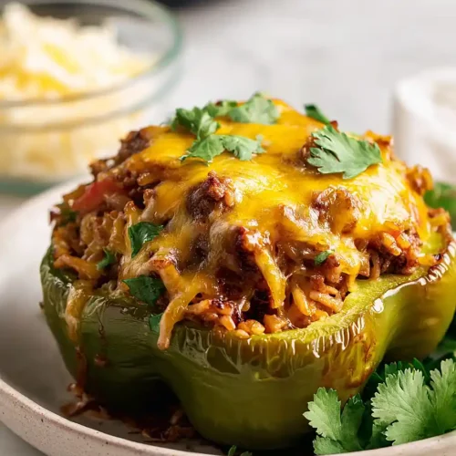 air fryer stuffed bell peppers