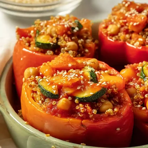 vegan stuffed bell peppers