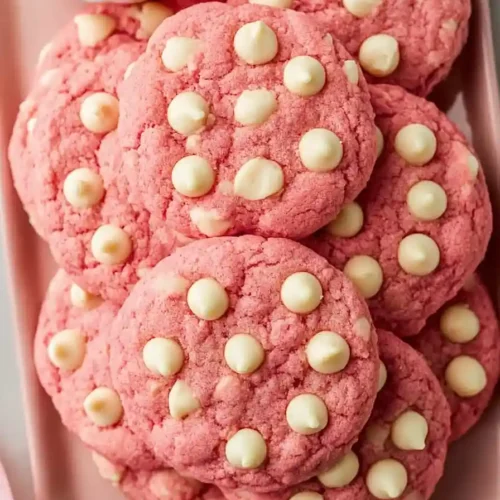 valentine's day strawberry cookies