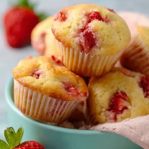 dairy free strawberry muffins