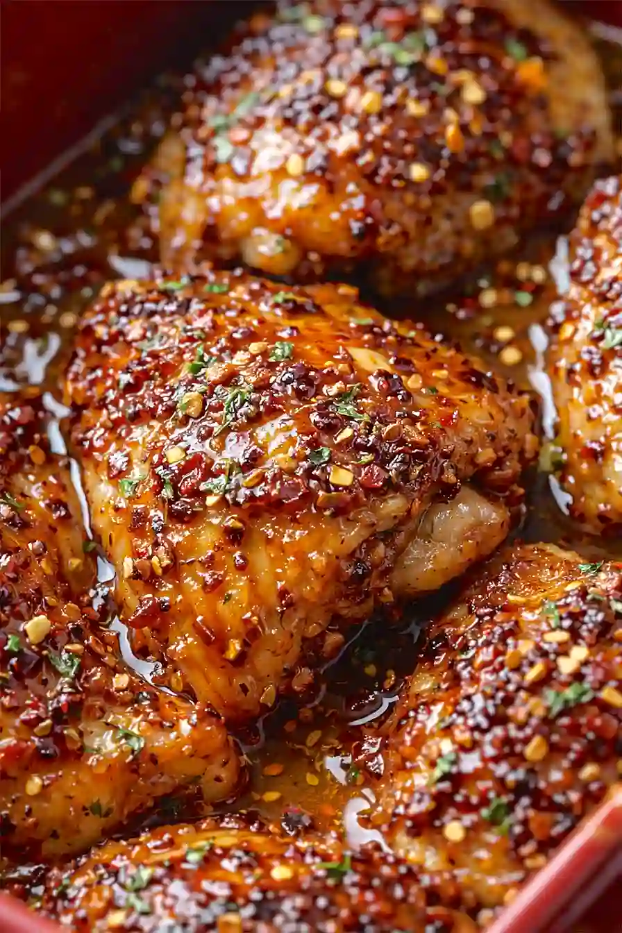 honey garlic chicken thighs