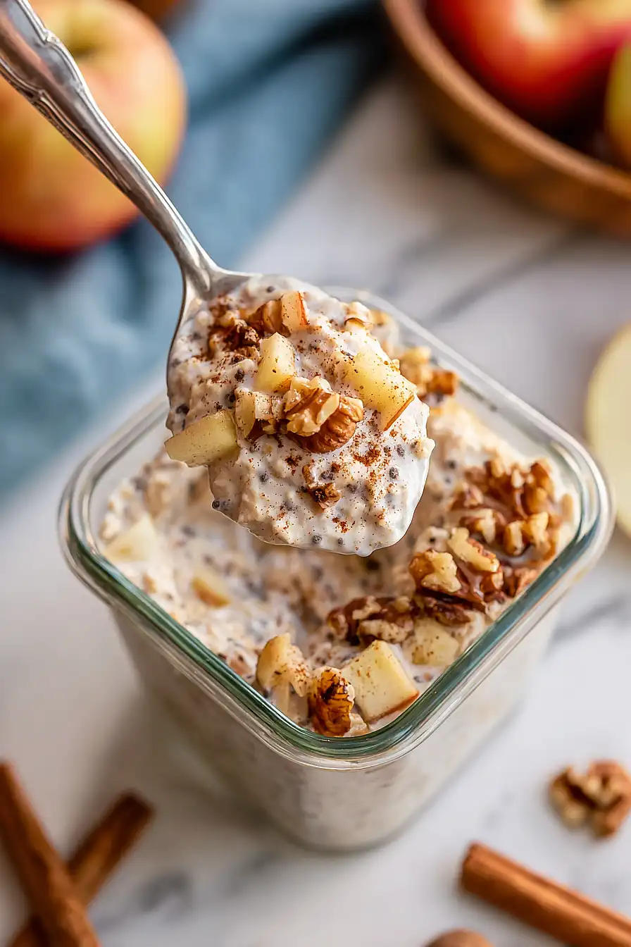 Apple Pie Overnight Oats