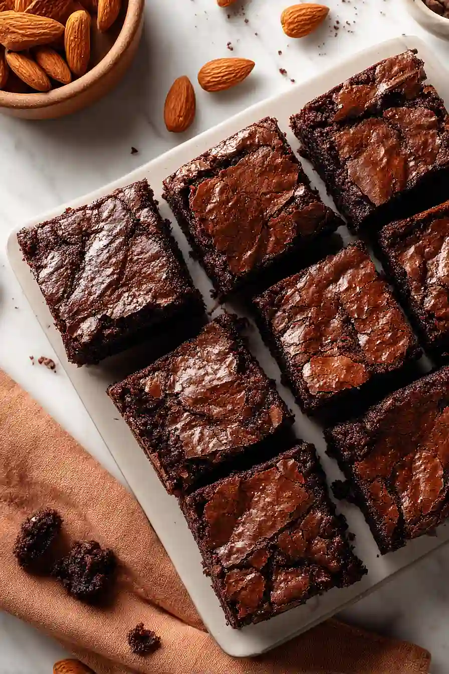 sourdough brownies with almond flour