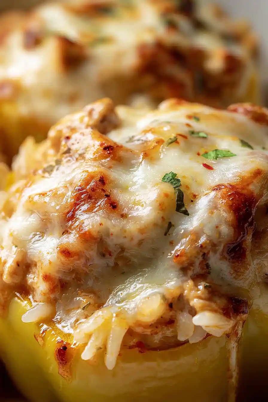 chicken stuffed bell peppers