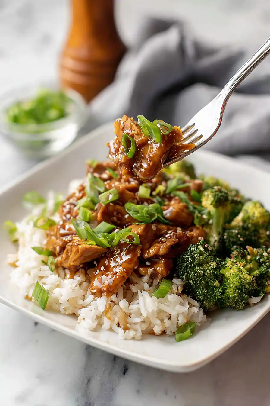 Slow Cooker Honey Garlic Chicken Thighs