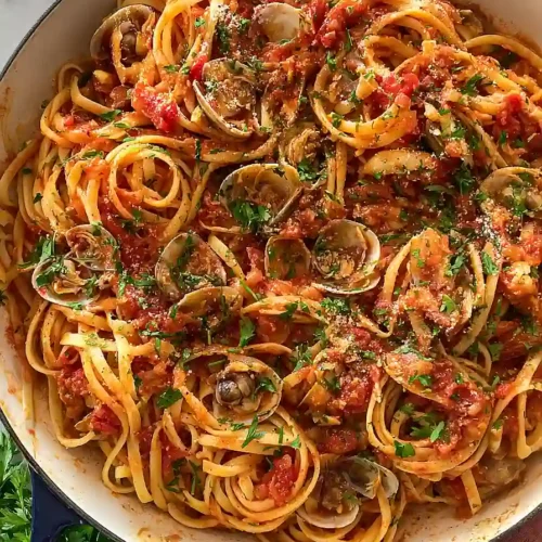 linguine with red clam sauce