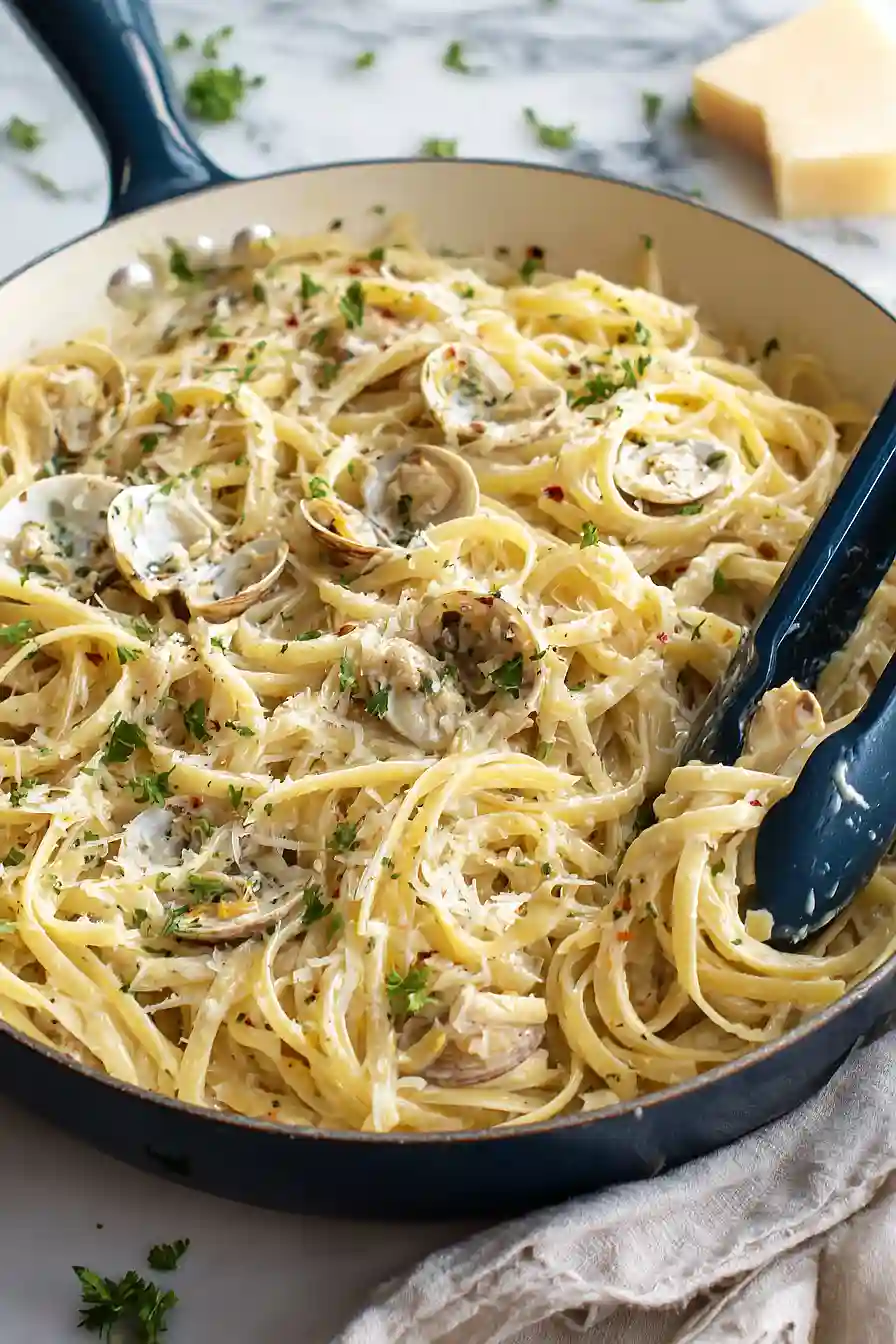 pioneer woman's linguine with clam sauce