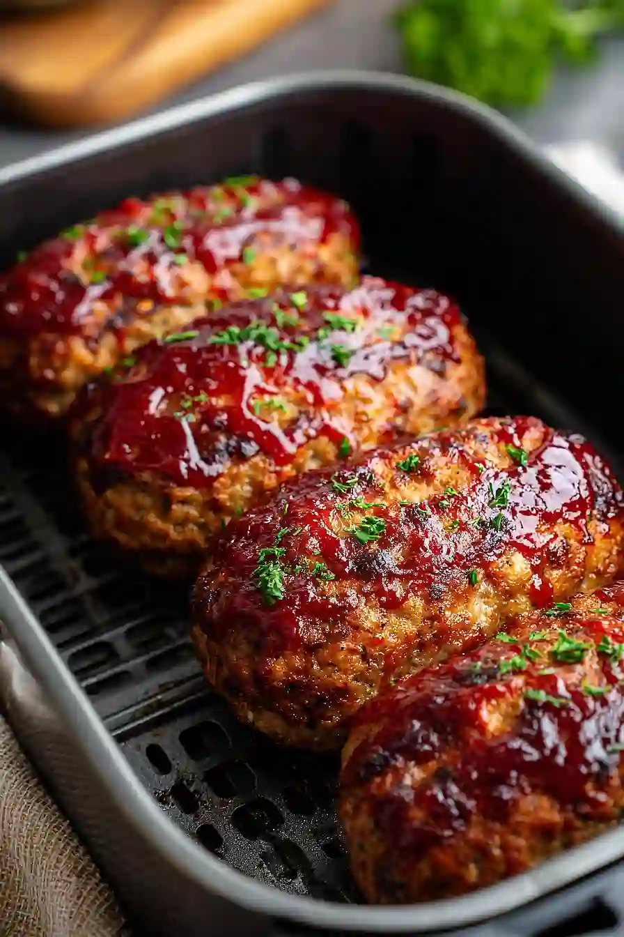 air fryer ground turkey meatloaf