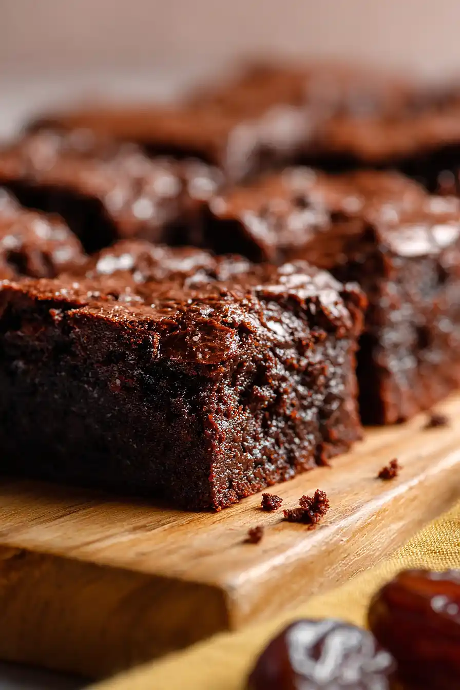 gluten free date brownies