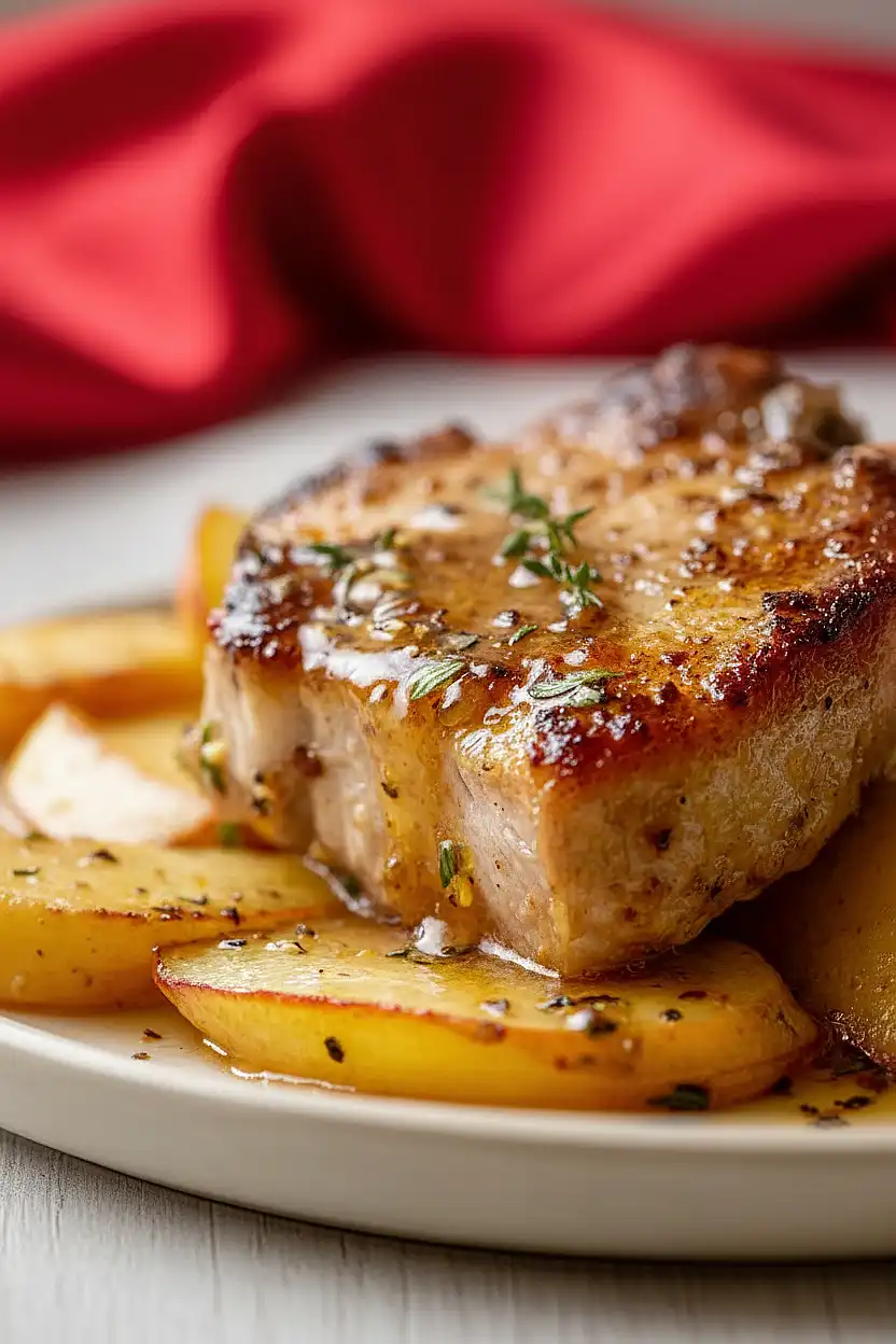 pork chops with apples