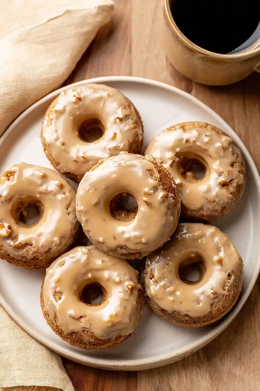 baked banana bread donuts