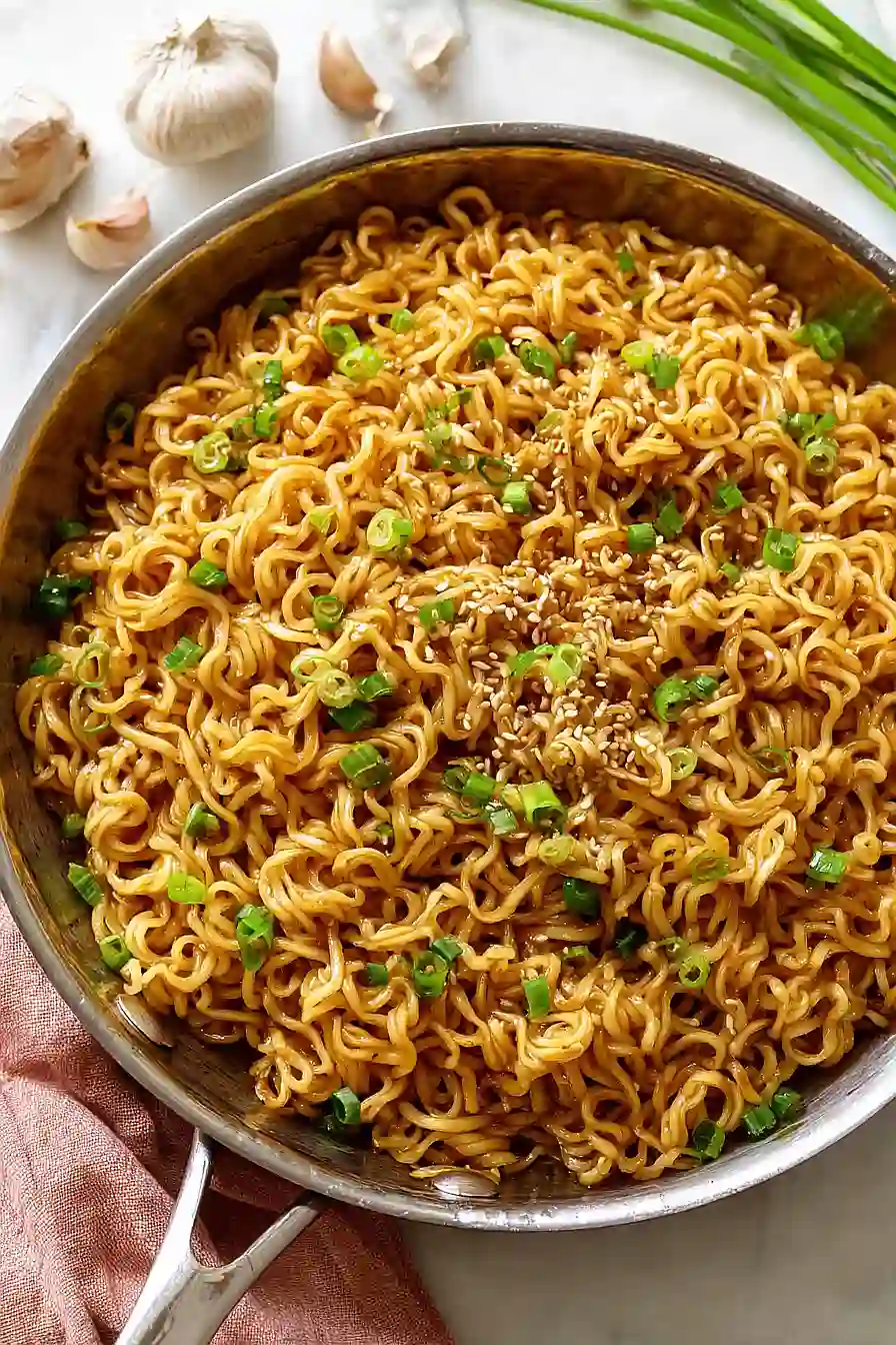garlic ramen noodles