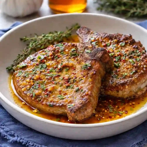 honey garlic pork chops