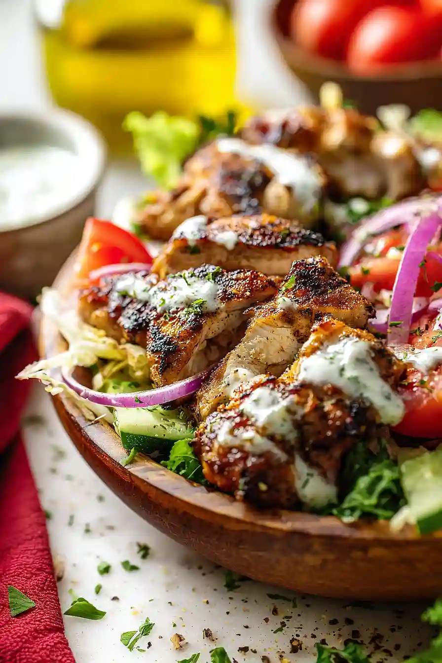 chicken thigh gyros