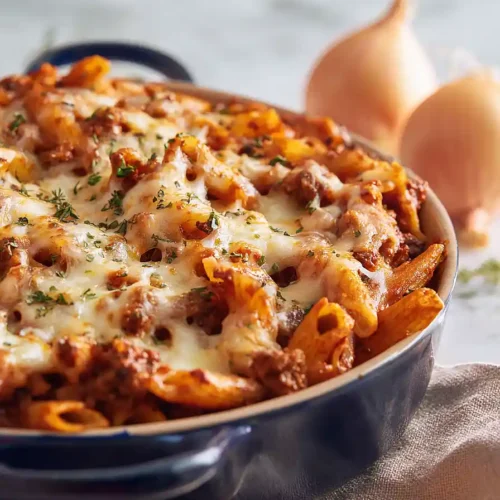 vegan baked mostaccioli
