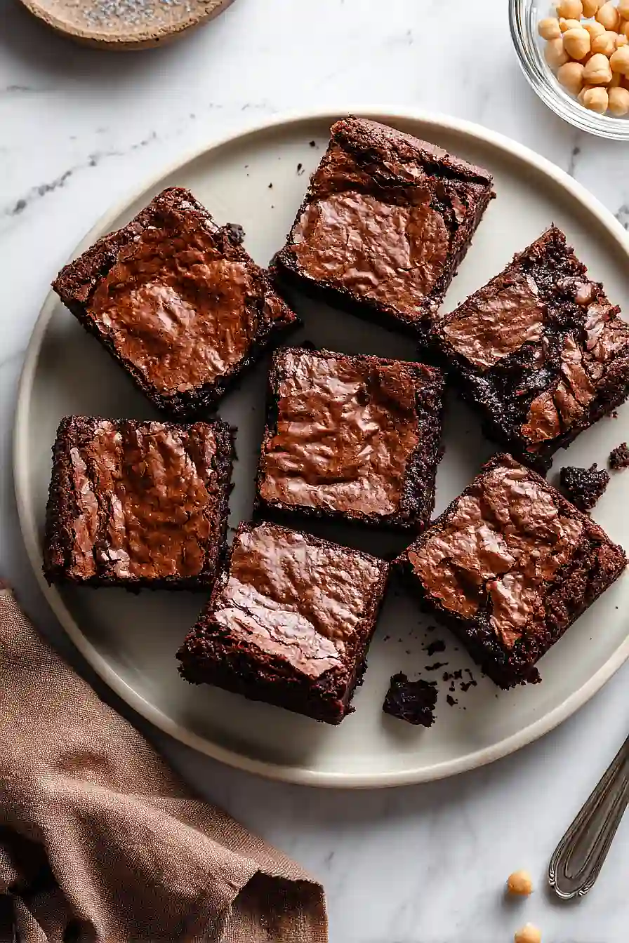 vegan sourdough brownies