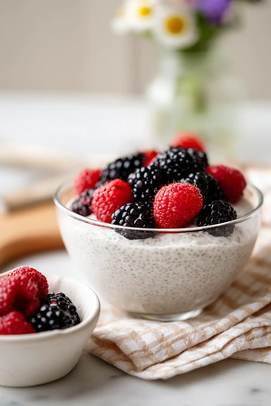 vegan and gluten free chia seed pudding