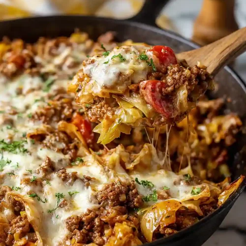 Unstuffed Cabbage Roll Skillet (One-Pot)