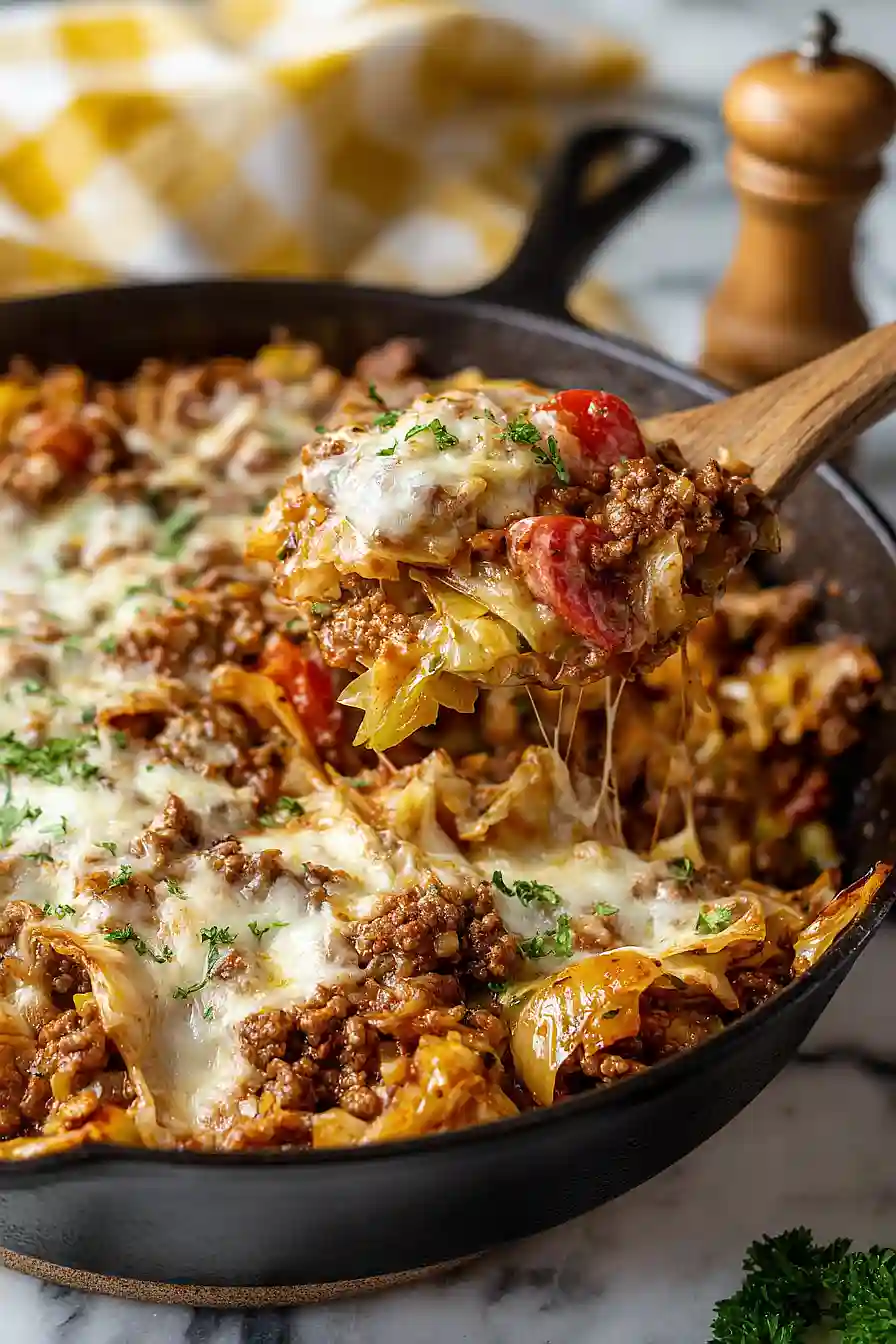 Unstuffed Cabbage Roll Skillet (One-Pot)