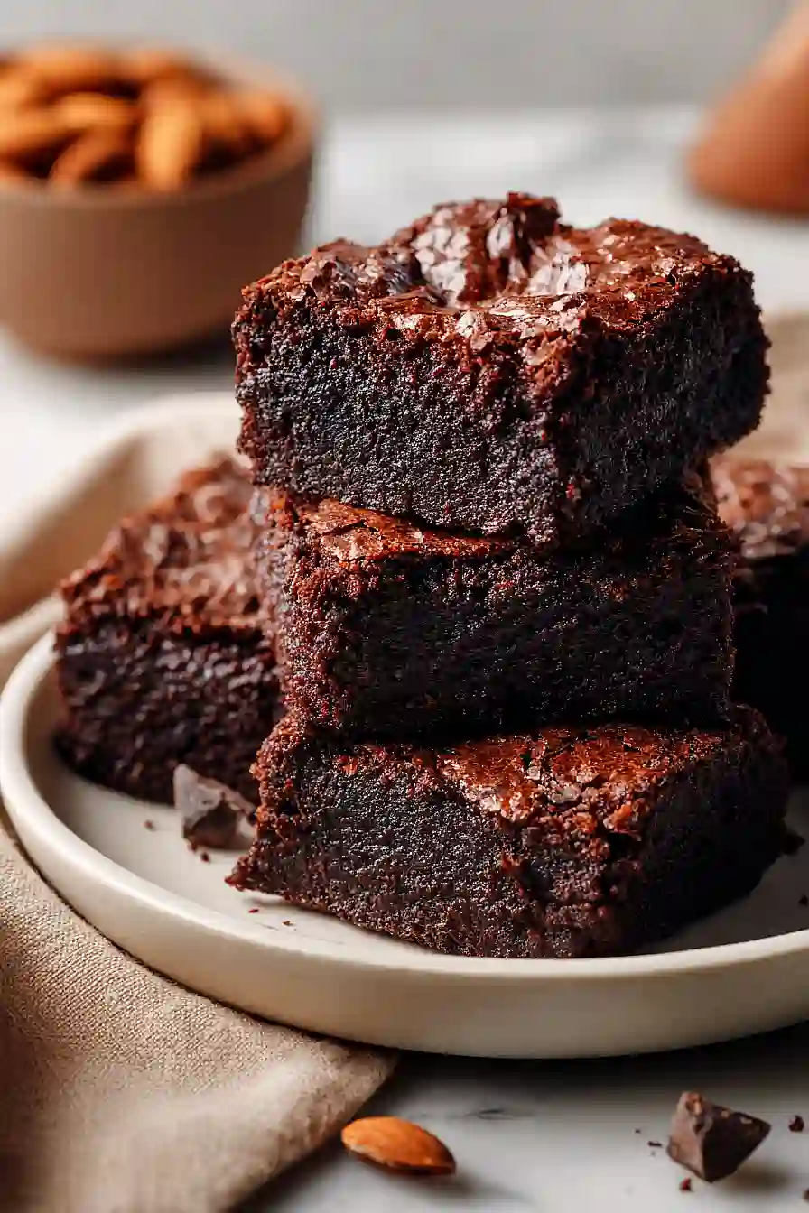 sourdough brownies with almond flour