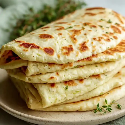 2 Ingredient Cottage Cheese Flatbread