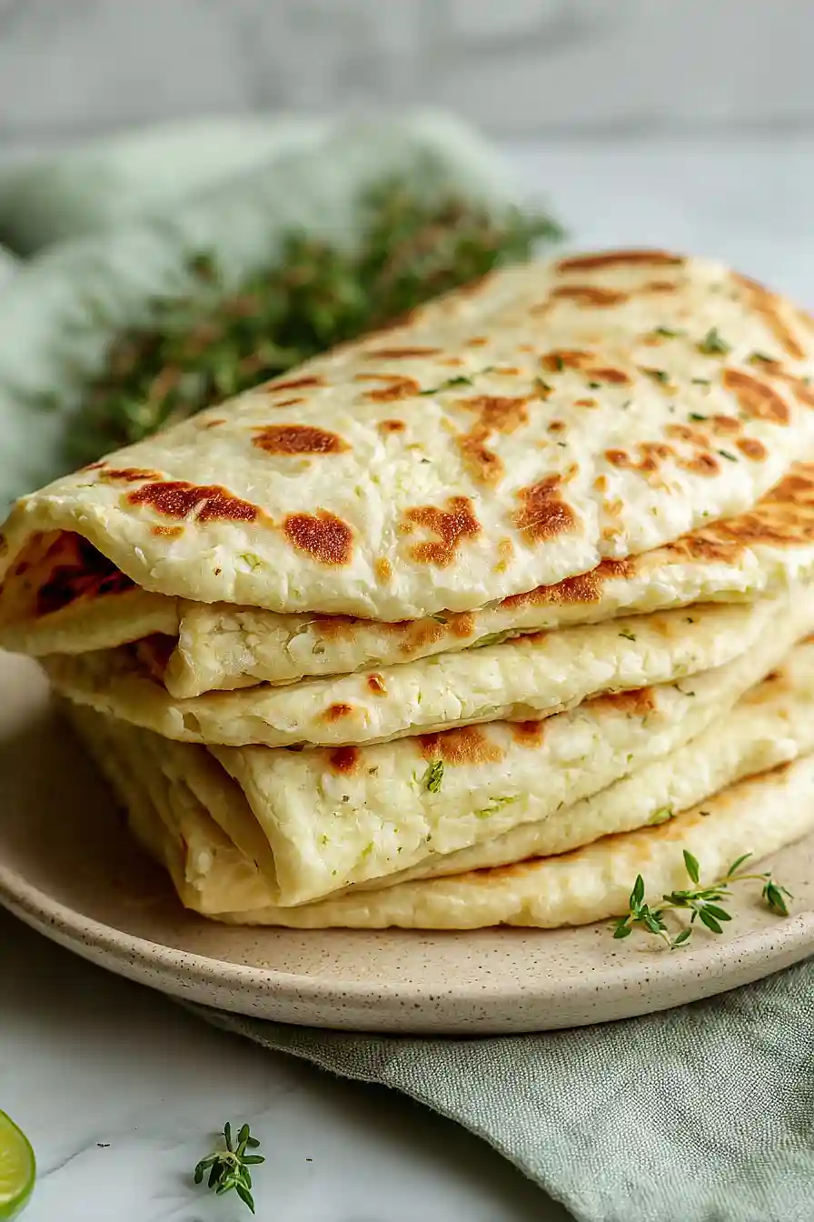 2 Ingredient Cottage Cheese Flatbread
