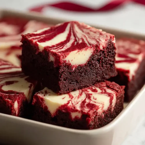 keto red velvet brownies