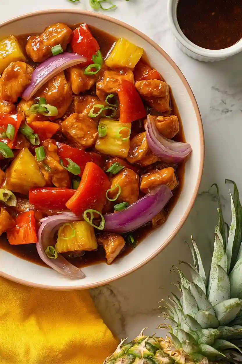 crockpot bbq pineapple chicken