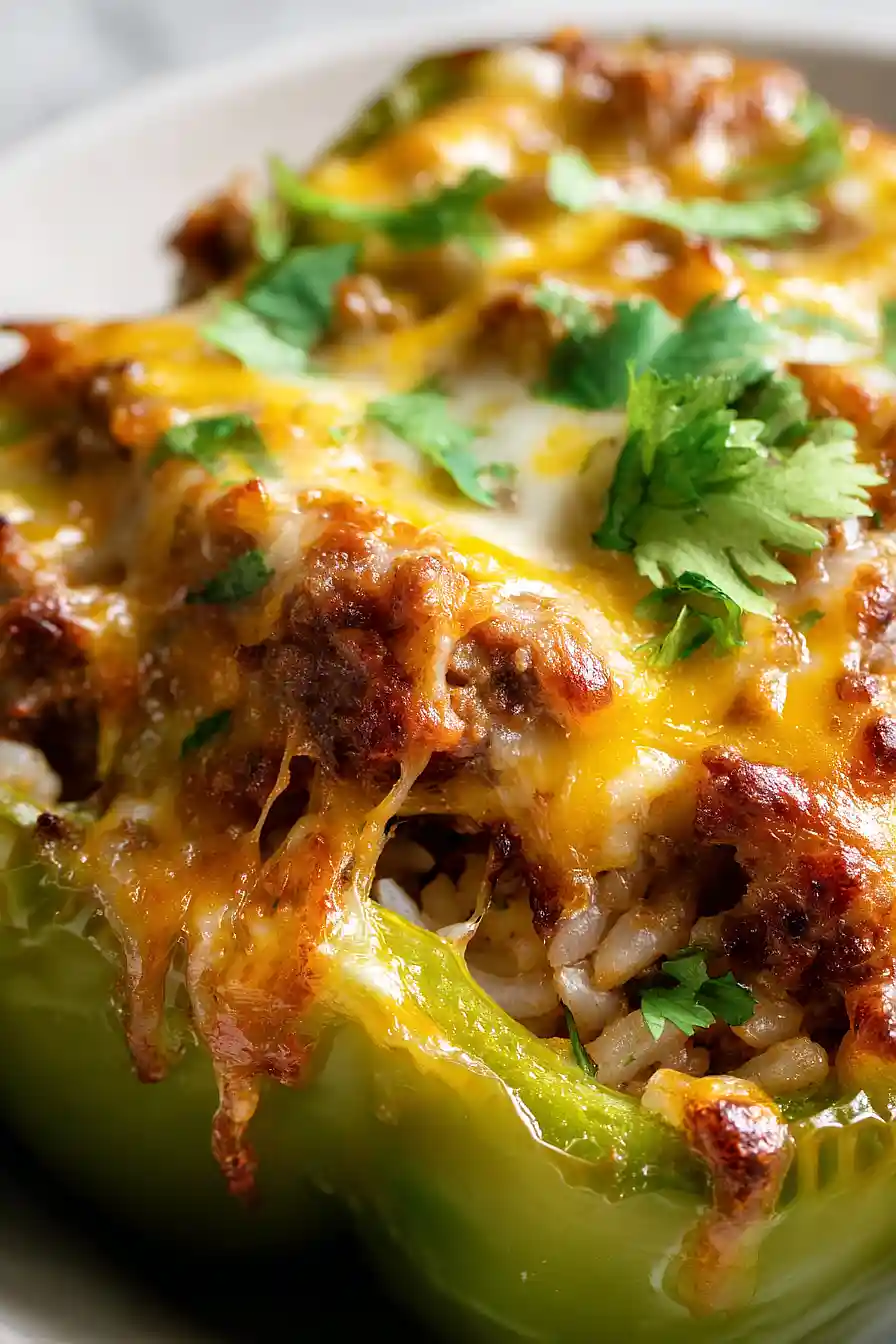 air fryer stuffed bell peppers